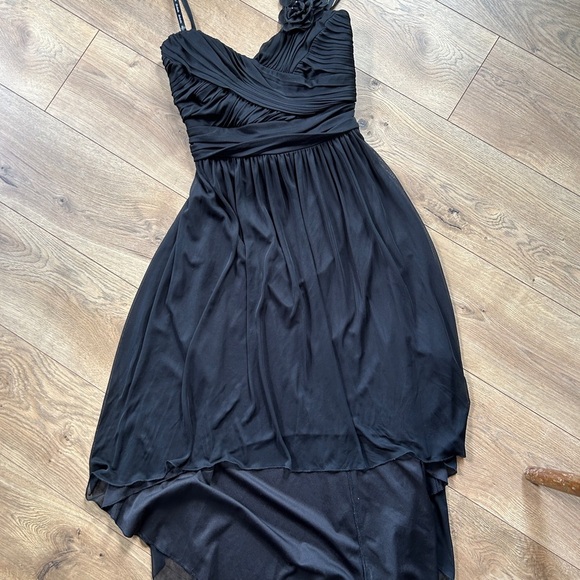 David's Bridal Dresses & Skirts - Studio Black Asymmetrical High-Low Cocktail Dress